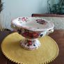 Antique Decor- Vintage Masons Pedestal Bowl Image 9