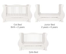 Tutti Bambini Louis 3 in 1 Cot Bed