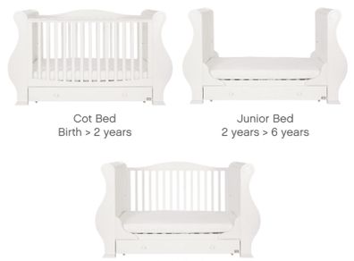 Tutti Bambini Louis 3 in 1 Cot Bed