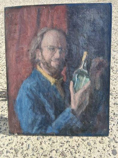 3 X George Weissbort Original Oil On Board