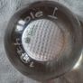 Galway Crystal paperweight with a golf ball Image 8