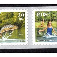 2001 Ireland Europa Self-Adhesive Water Resources Commemorative Stamps Mint Never Hinged (MNH)