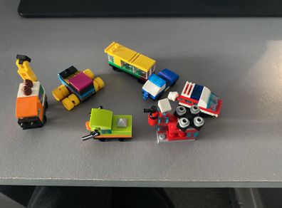 Set of 7 Lego Mini Vehicles