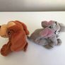A Pair of Lady and The Tramp 7" Beanie Plushes Image 2