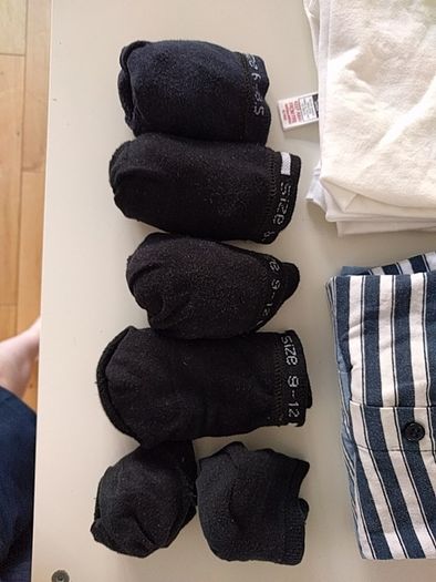 Set of underwear (socks, vests, briefs)