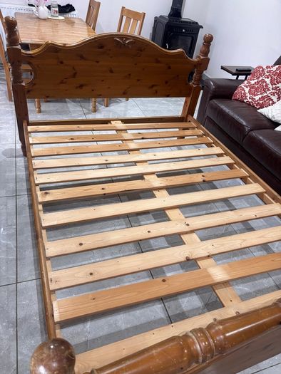 Solid Pine King Size Bed