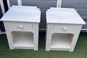 White lockers pair