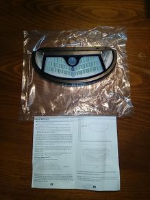Outdoor Solar Cob Light with PIR sensor
