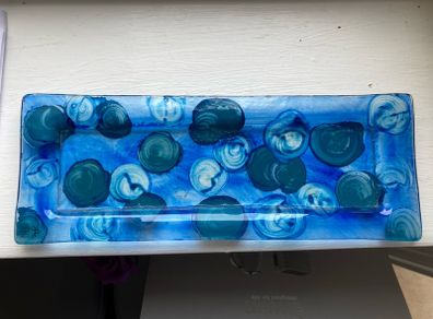 Tuula Giraldo Art Glass Ornament