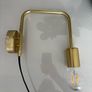 Gold Wall lights (plug in) Image 4
