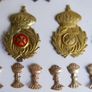 Vintage Collection of Irish regiments cap and collar badges Image 4