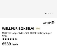 JYSK Wellpur Bokselvi Mattress Topper