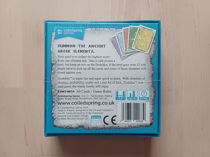 Dodekka Family Strategy Card Game 2014 BRAND NEW