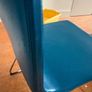 Ikea Blue Leather Chair Image 3