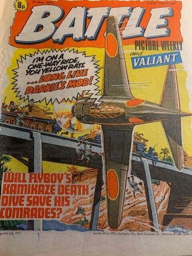 Battle & Valiant, Battle Picture Weekly Comics x 10 Including Issues 23rd-30th Apr 7th and 21st May thru 2nd July 1977- IPC Comics -Vintage UK Comics