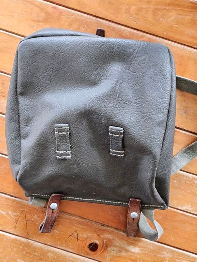 Vintage 1980s Swiss Army Military Bread Bag Shoulder bag Collectable Militaria