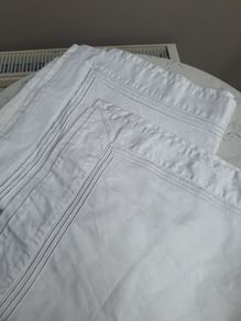 Two Oxford Square Pillow Covers