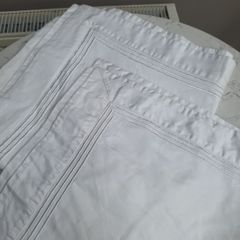 Two Oxford Square Pillow Covers