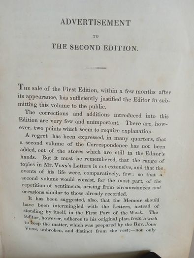 The Life and a Selection from the Letters of the Late Rev. Henry Venn: The Memory of His Life Drawn Up by the Late Rev. John Venn (GT564)
