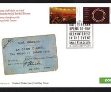 2019 Ireland The 100th Anniversary of the 1st Public Meeting of Dail Eireann An Post First Day Cover (FDC)