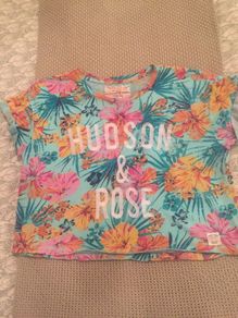 Pretty Tropical Print T-shirt age 14-15