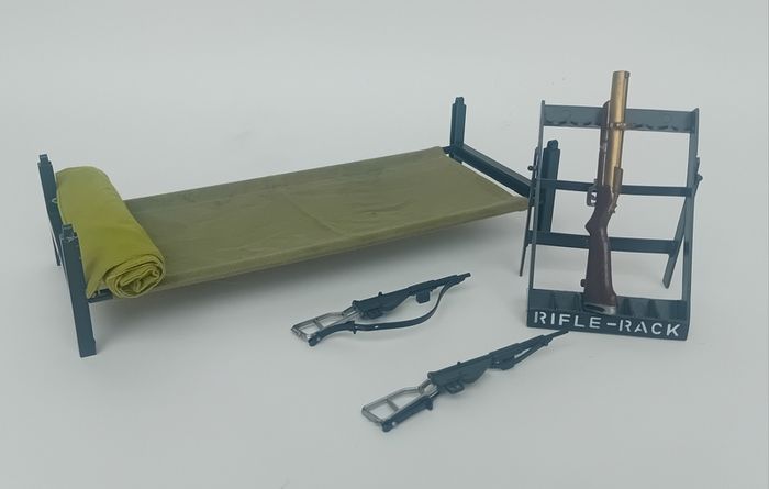 Palitoy Action Man Bunk Bed & Rifle Rack