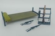 Palitoy Action Man Bunk Bed &amp; Rifle Rack