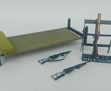 Palitoy Action Man Bunk Bed & Rifle Rack