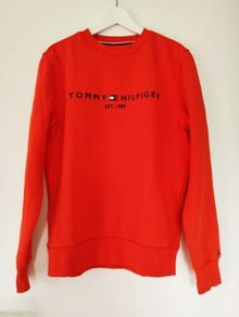 Tommy Hilfiger Gent's Orange Sweatshirt - Small