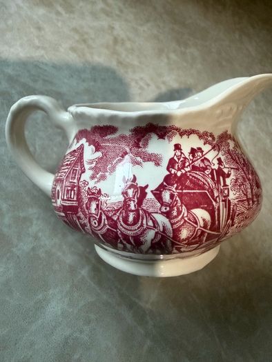 Antique Royal Tudor "1828 Coaching Taverns" Milk Jug