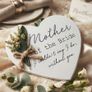 "Mother of the Bride - I couldn't say I do, without you." Heart Plaque Image 2