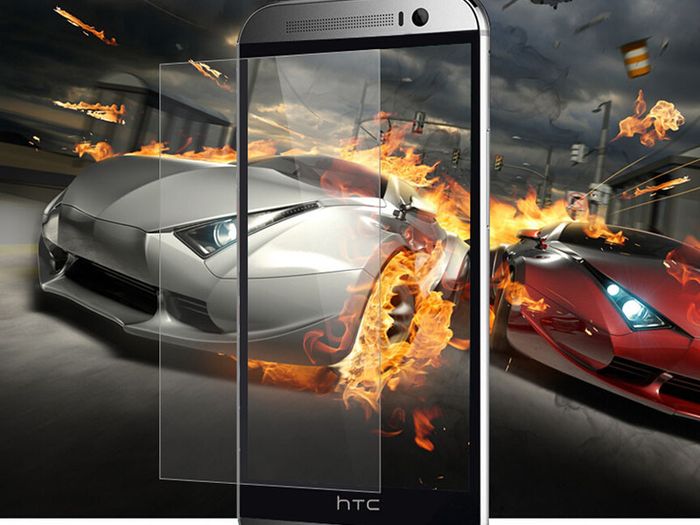 2 x Tempered Glass Protector For HTC M9