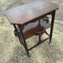 Edwardian mahogany side table Image 2