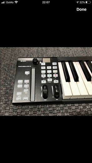 Icon iKeyboard 4x USB 37key midi keyboard