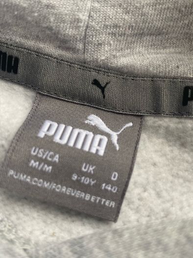 Kids Grey Puma Hoodie