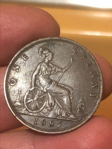 1887 Victoria Half penn nice grade