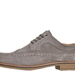 Grey Suede Brogues