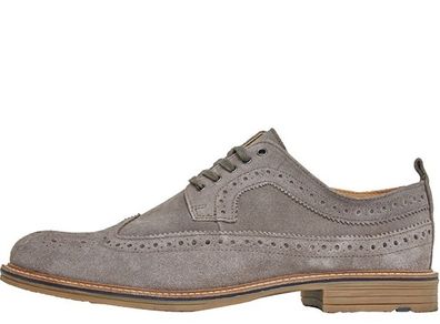Grey Suede Brogues