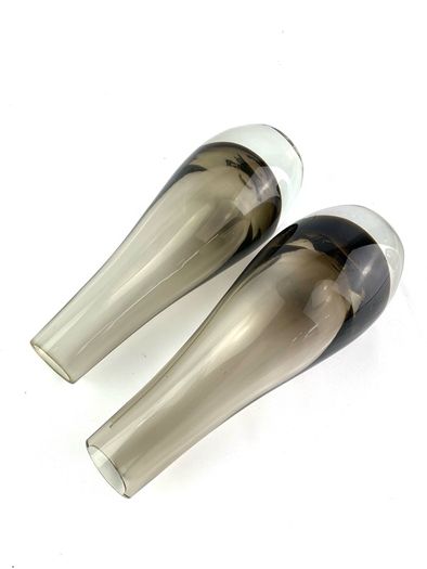 Mid century Caithness glass vases