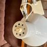 Vintage White Luxo Italian Architects Counterpoise Table Lamp 1970s Image 6