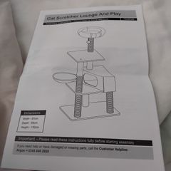 Cat Scratcher Lounge and Play
