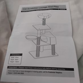 Cat Scratcher Lounge and Play