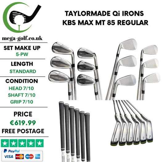 Taylormade Qi Irons / 5-Pw / KBS Max MT 85 Regular