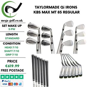 Taylormade Qi Irons / 5-Pw / KBS Max MT 85 Regular