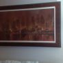 Beautiful  picture in lovely frame  141cm x82cm          Very heavy Image 2