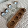 Glass and Wood Storage Tray Image 4