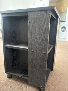 Small book shelf , on wheels