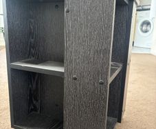 Small book shelf , on wheels