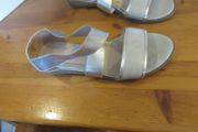 Flat silver and grey      size 7