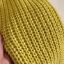 H&M Basic Lemon Yellow Chunky Knit Jumper - Size XS Image 3